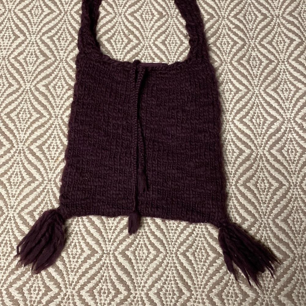 American eagle outfitters vintage sweater purse bag